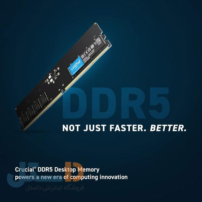 رم دسکتاپ کروشیال مدل DDR5 تک کاناله 5200 مگاهرتز ظرفیت 16 گیگابایت -gallery-3 - https://www.dostell.com/